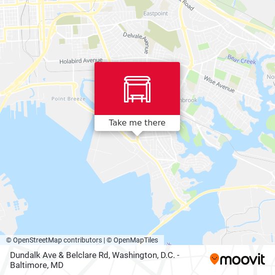 Dundalk Ave & Belclare Rd map