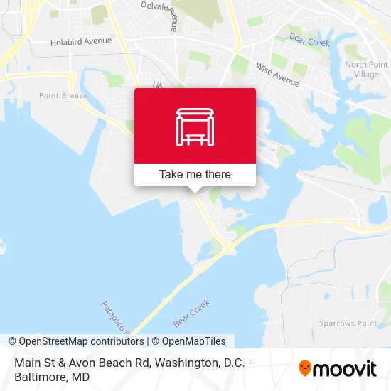 Main St & Avon Beach Rd map