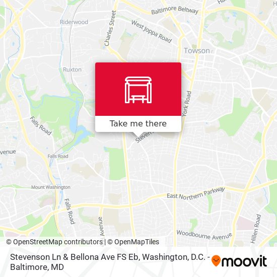 Stevenson Ln & Bellona Ave FS Eb map