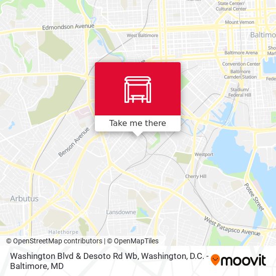 Mapa de Washington Blvd & Desoto Rd Wb