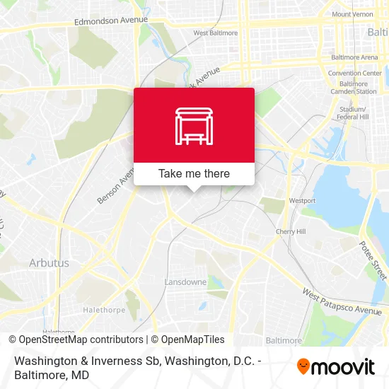 Washington & Inverness Sb map