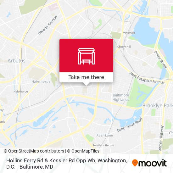 Mapa de Hollins Ferry Rd & Kessler Rd Opp Wb