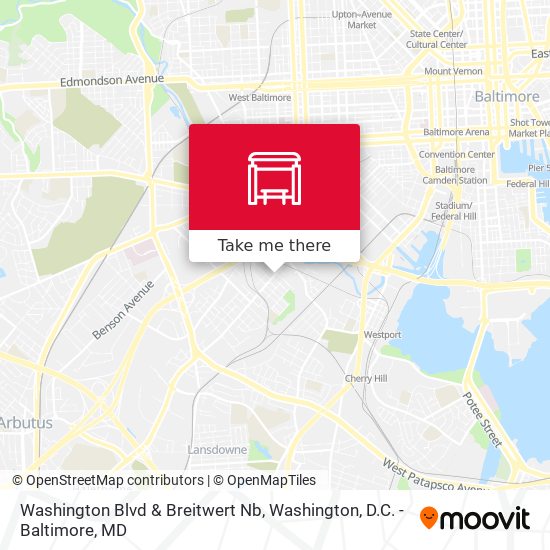 Mapa de Washington Blvd & Breitwert Nb
