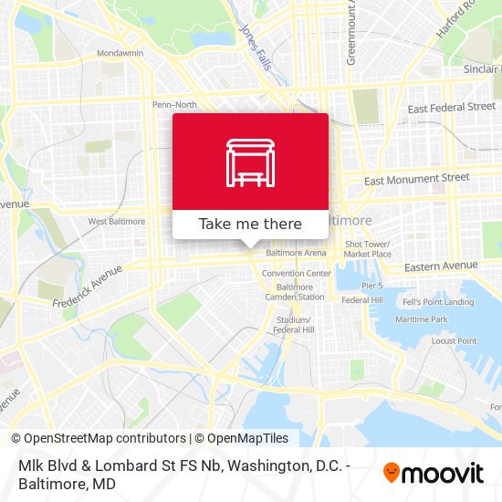 Mlk Blvd & Lombard St FS Nb map