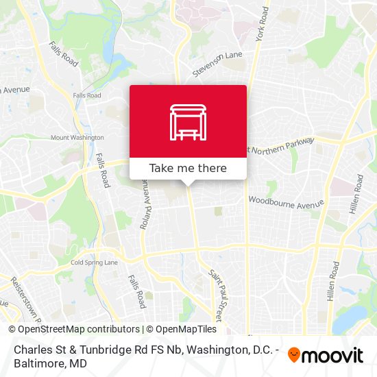 Charles St & Tunbridge Rd FS Nb map