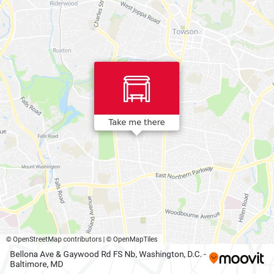 Bellona Ave & Gaywood Rd FS Nb map