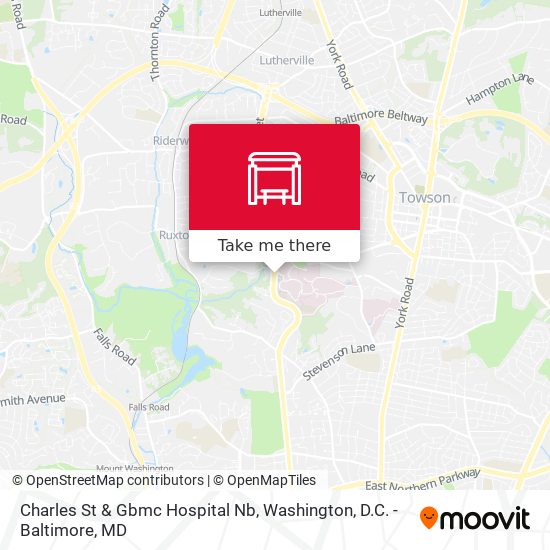 Mapa de Charles St & Gbmc Hospital Nb