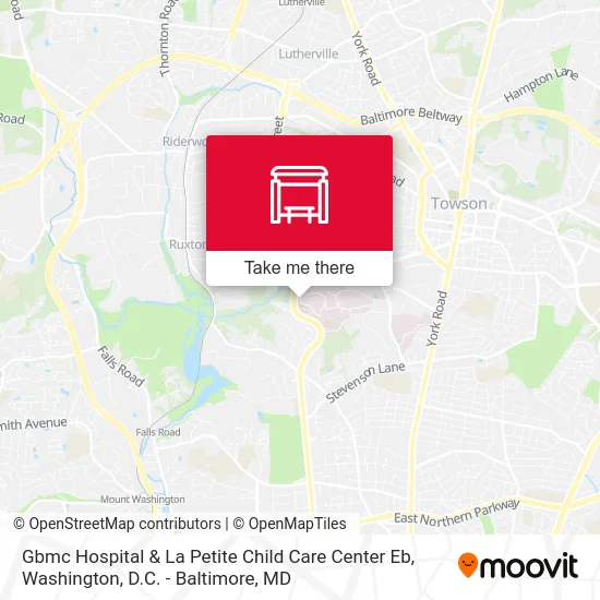 Gbmc Hospital & La Petite Child Care Center Eb map