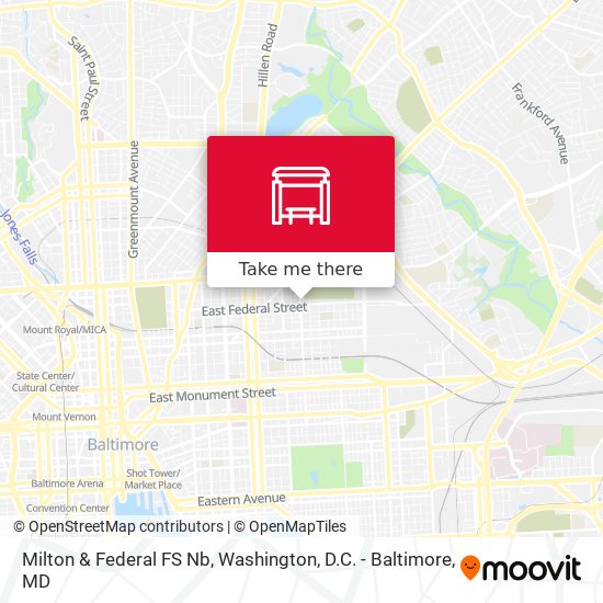 Milton & Federal FS Nb map