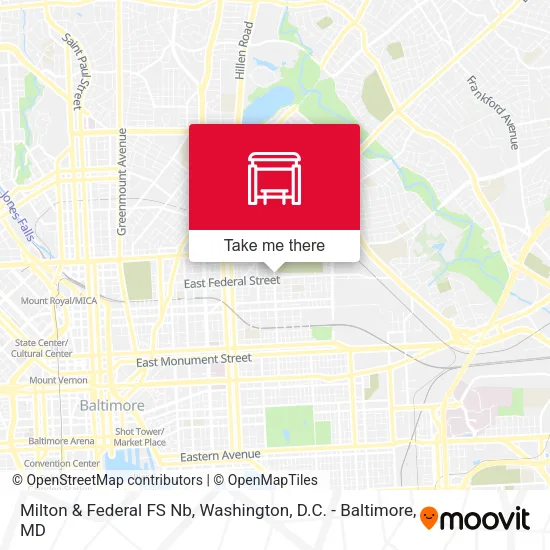 Milton & Federal FS Nb map