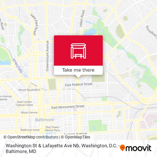 Washington St & Lafayette Ave Nb map