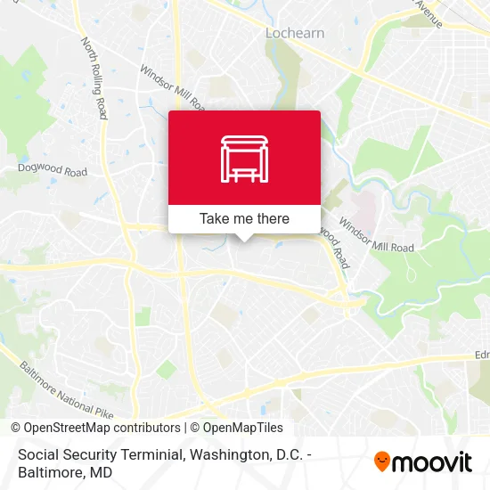 Social Security Terminial map