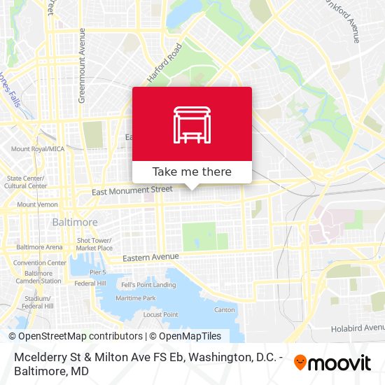 Mapa de Mcelderry St & Milton Ave FS Eb