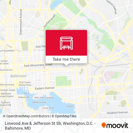 Linwood Ave & Jefferson St Sb map