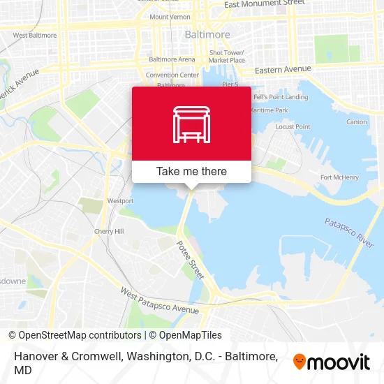 Hanover & Cromwell map
