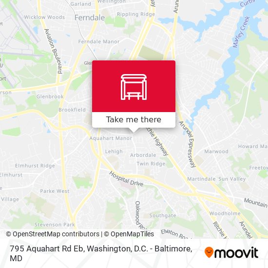 795 Aquahart Rd Eb map
