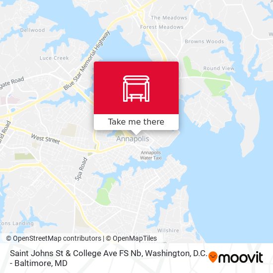 Mapa de Saint Johns St & College Ave FS Nb