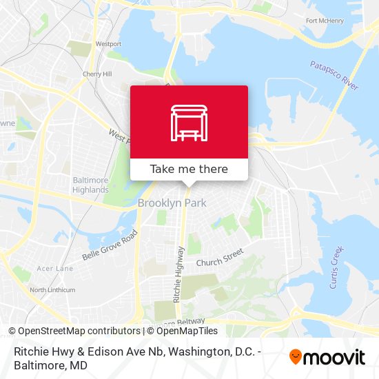 Mapa de Ritchie Hwy & Edison Ave Nb
