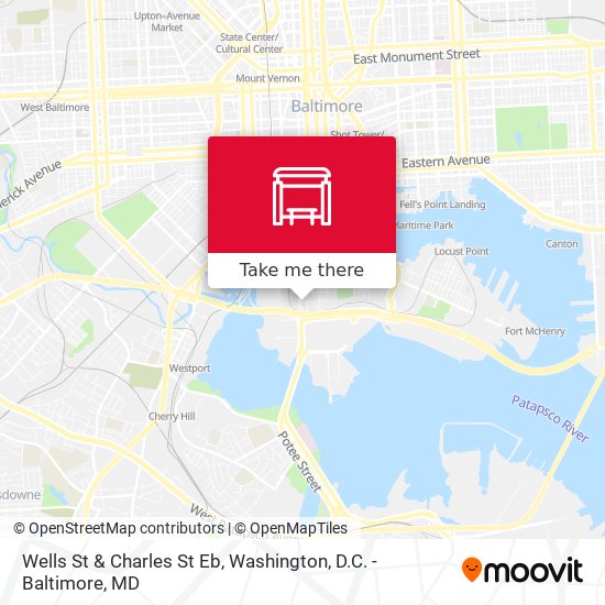 Mapa de Wells St & Charles St Eb