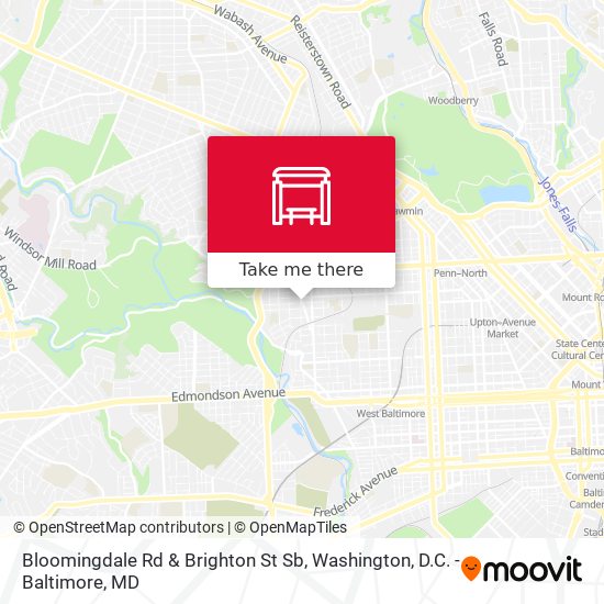 Bloomingdale Rd & Brighton St Sb map