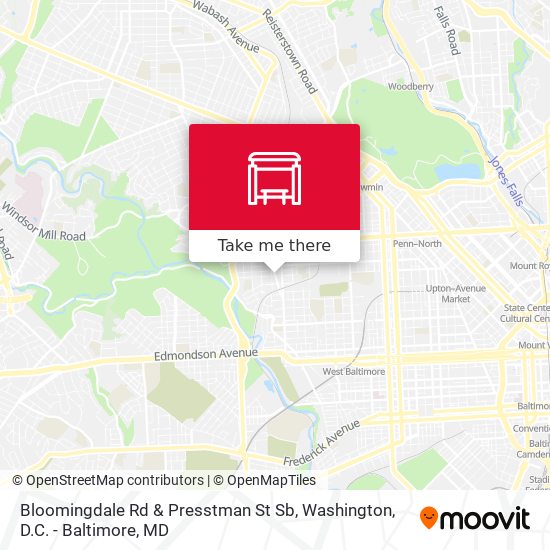 Mapa de Bloomingdale Rd & Presstman St Sb