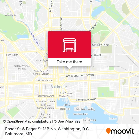 Ensor St & Eager St MB Nb map