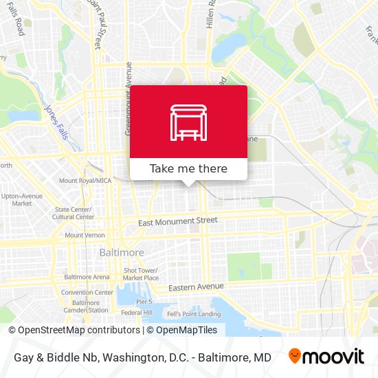 Mapa de Gay & Biddle Nb