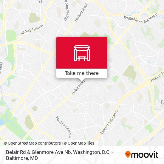 Mapa de Belair Rd & Glenmore Ave Nb