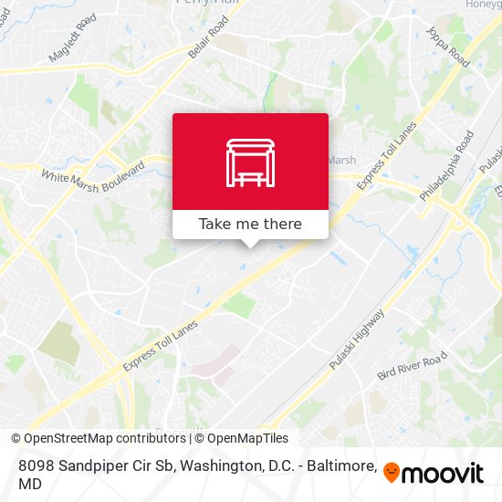 Mapa de 8098 Sandpiper Cir Sb