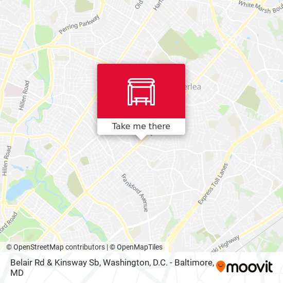 Mapa de Belair Rd & Kinsway Sb