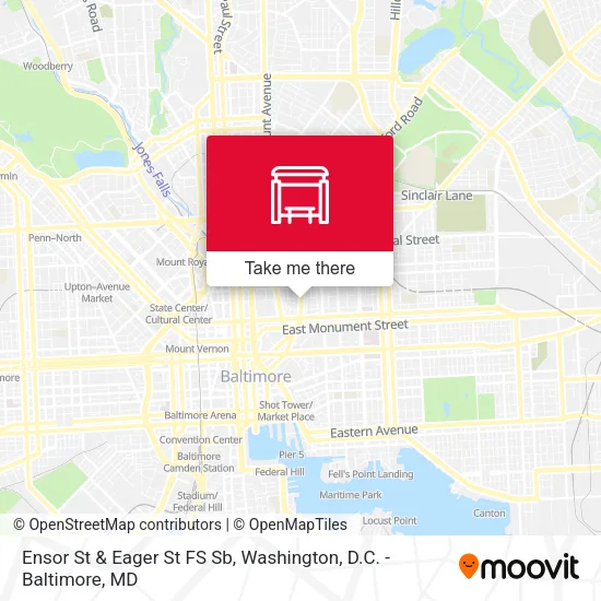 Ensor St & Eager St FS Sb map