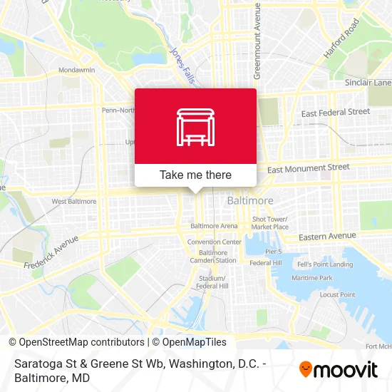 Saratoga St & Greene St Wb map