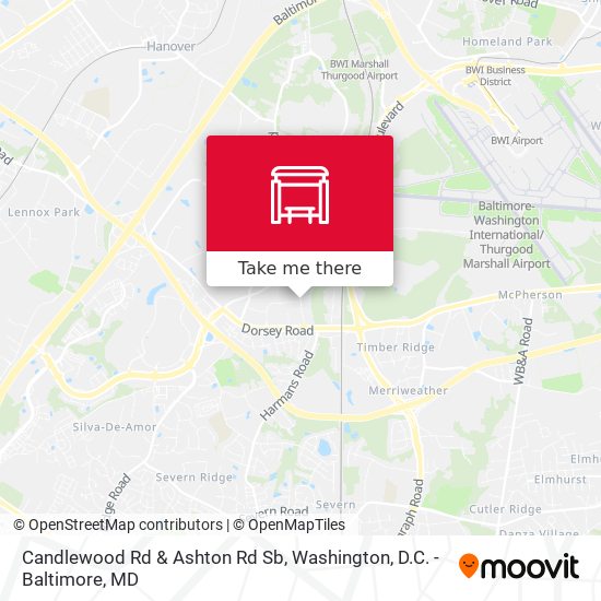 Mapa de Candlewood Rd & Ashton Rd Sb