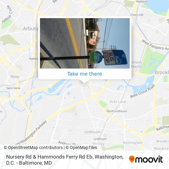 Mapa de Nursery Rd & Hammonds Ferry Rd Eb