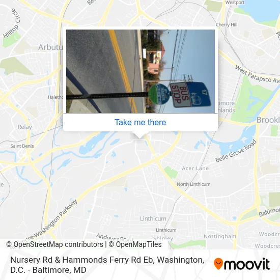 Nursery Rd & Hammonds Ferry Rd Eb map