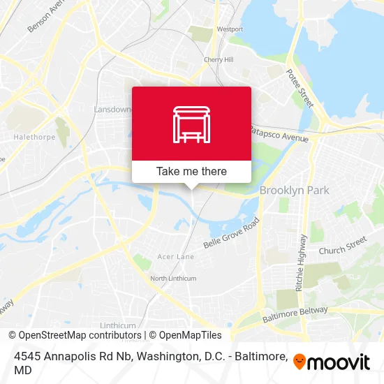 4545 Annapolis Rd Nb map