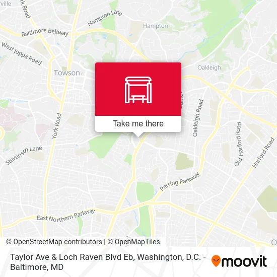 Mapa de Taylor Ave & Loch Raven Blvd Eb