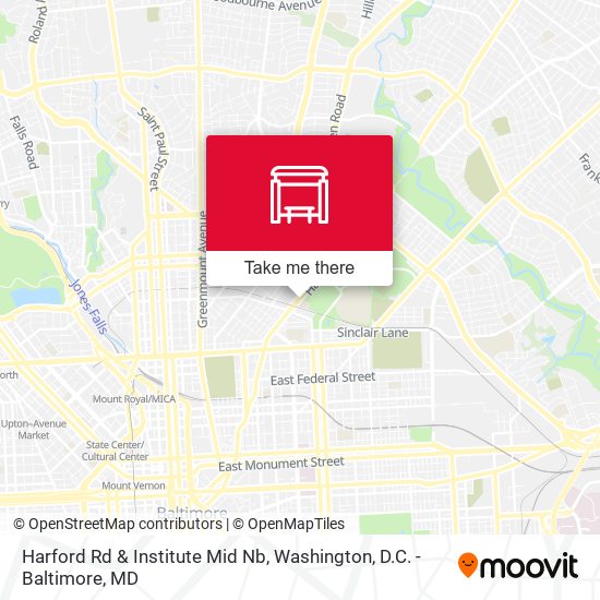 Mapa de Harford Rd & Institute Mid Nb