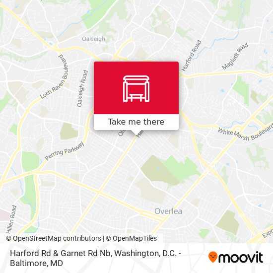 Mapa de Harford Rd & Garnet Rd Nb