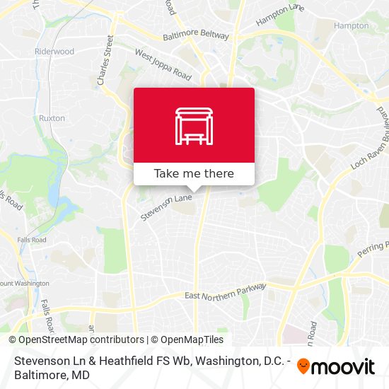 Stevenson Ln & Heathfield FS Wb map
