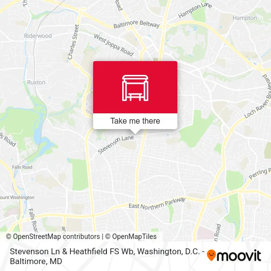 Stevenson Ln & Heathfield FS Wb map