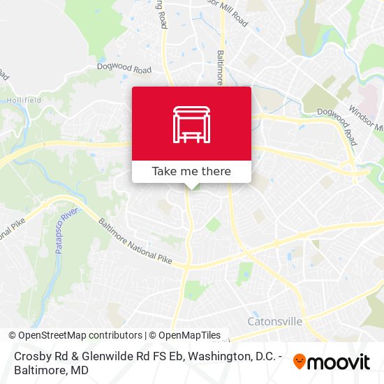 Mapa de Crosby Rd & Glenwilde Rd FS Eb