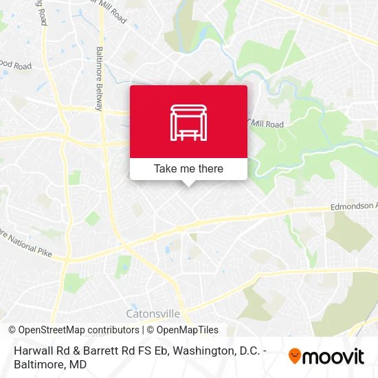Harwall Rd & Barrett Rd FS Eb map