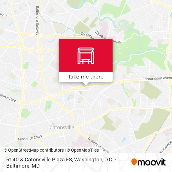 Mapa de Rt 40 & Catonsville Plaza FS