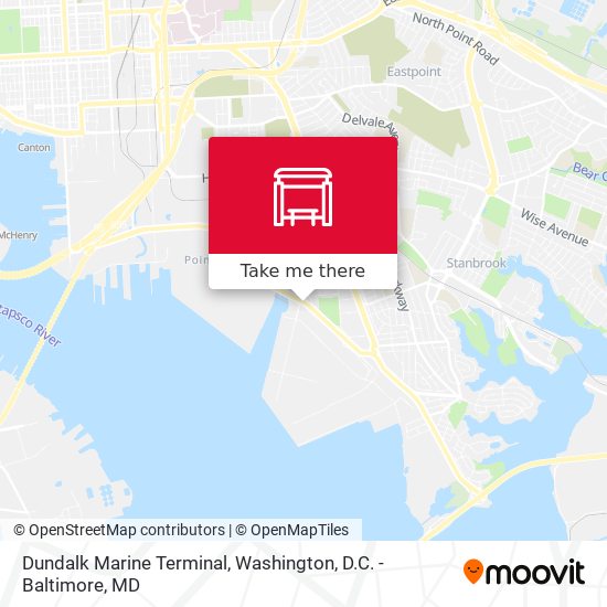 Dundalk Marine Terminal map