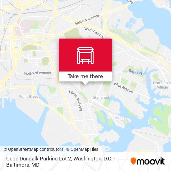 Ccbc Dundalk Parking Lot 2 map