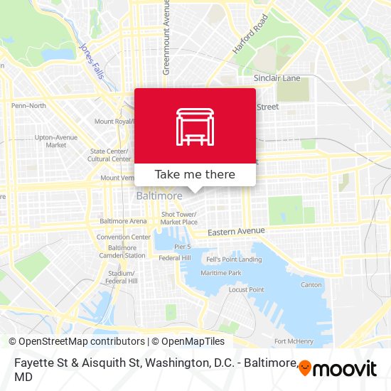 Mapa de Fayette St & Aisquith St
