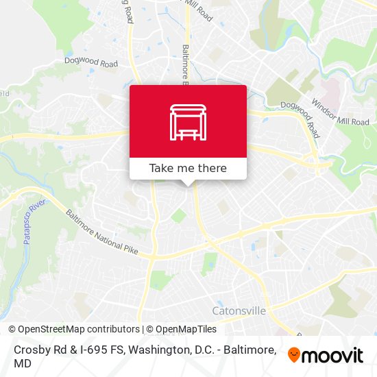 Mapa de Crosby Rd & I-695 FS