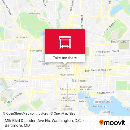 Mapa de Mlk Blvd & Linden Ave Ns
