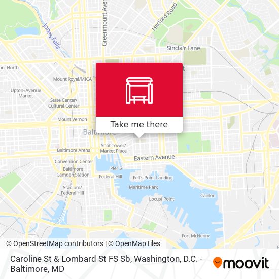 Mapa de Caroline St & Lombard St FS Sb